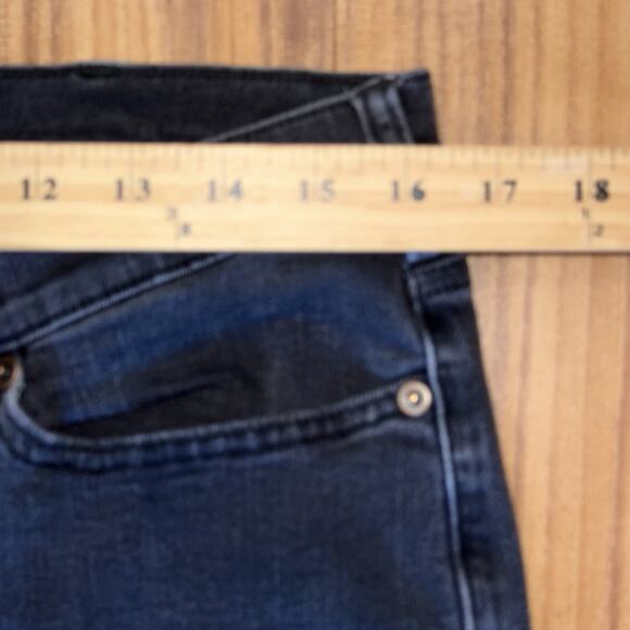 Duluth Trading Jeans Womens 12x29 Straight Leg Black Daily Denim Stretch - Picture 3 of 7